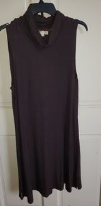 Brown sleeveless dress